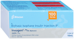 Insugen 50/50 100Iu Injection 10Ml