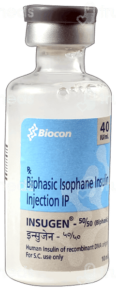 Insugen 50/50 40Iu Injection 10Ml
