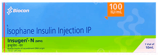 Insugen N 100Iu Injection 10Ml