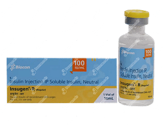 Insugen R 100 IU Injection 10 ML