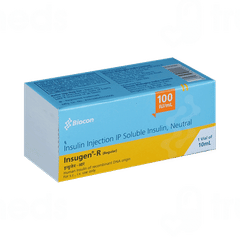 Insugen R 100iu Injection 10ml