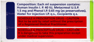 Human Insulatard 40Iu Injection 10Ml
