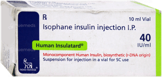 Human Insulatard 40Iu Injection 10Ml