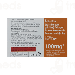 Invega Sustenna 100 MG Injection 1