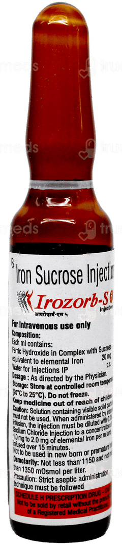 Irozorb S 5 Injection 5ml Irozorb S 5 Injection 5ml