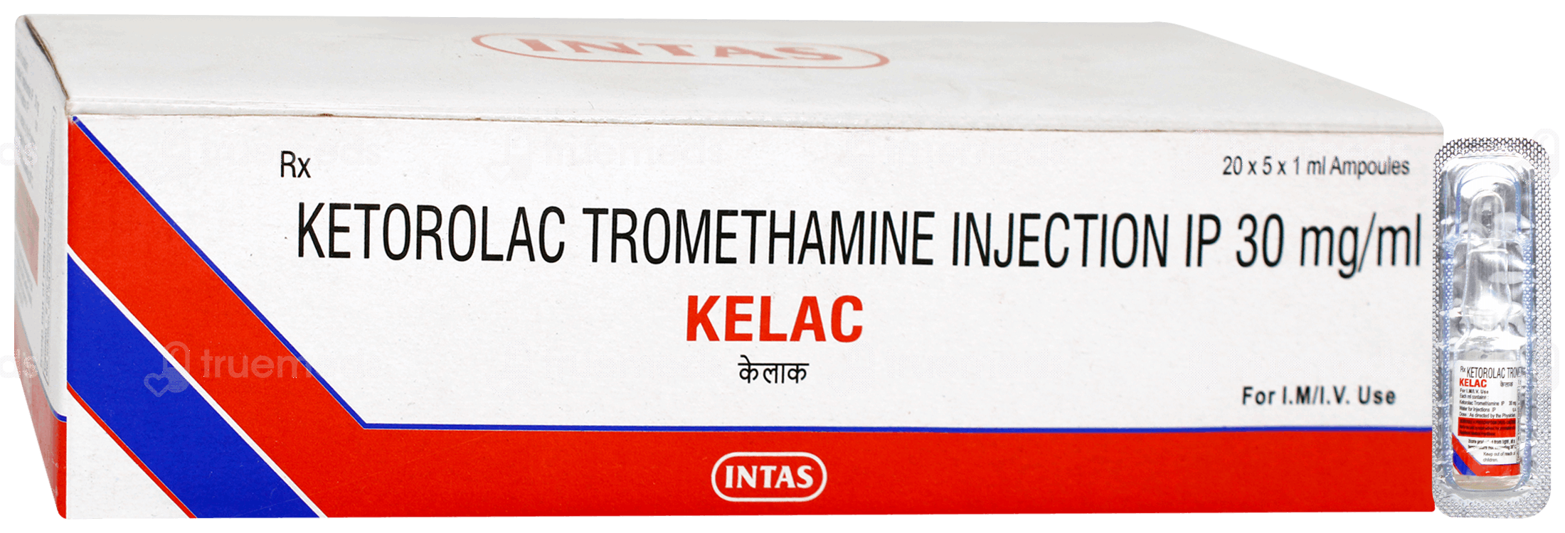 Kelac 30 Mg Injection 1 Ml - Uses, Side Effects, Dosage, Price | Truemeds