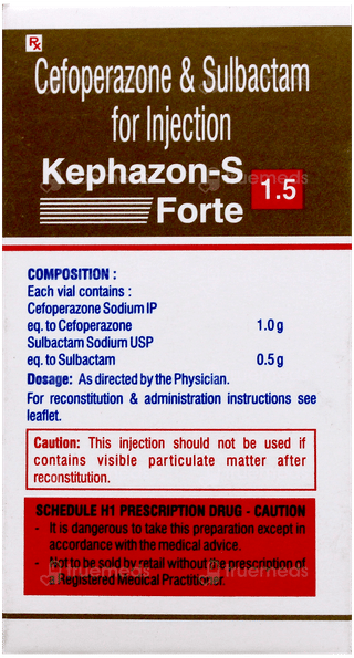 Kephazon S Forte 1000/500 Mg Injection 1