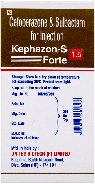 Kephazon S Forte 1000/500 Mg Injection 1