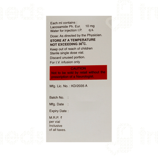 Lacosam Injection 20ml