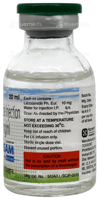 Lacosam Injection 20Ml