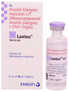 Lantus 100Iu Injection 10Ml
