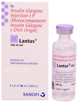 Lantus 100Iu Injection 10Ml