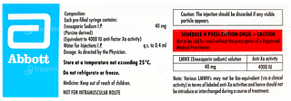 Lmwx 40 Injection 0.4ml
