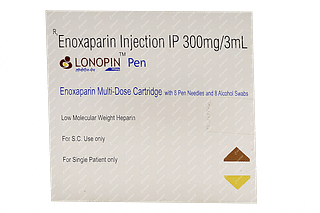 Lonopin Md 300 MG Injection 3 ML