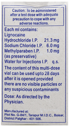 Lox 2% Injection 30Ml