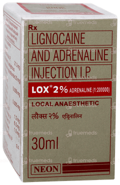 Lox 2% Adrenaline Injection 30ml