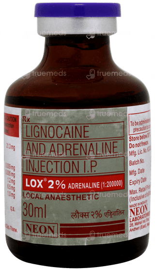 Lox 2% Adrenaline Injection 30ml