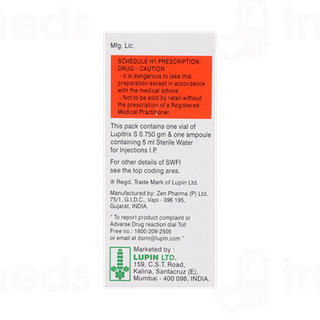 Lupitrix S 500/250 MG Injection 1