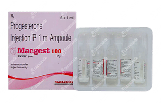 Macgest 100 MG Injection 1 ML