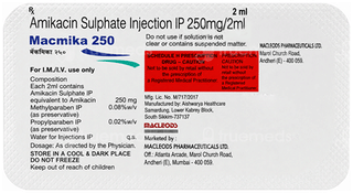 Macmika 250 Mg Injection 2 Ml