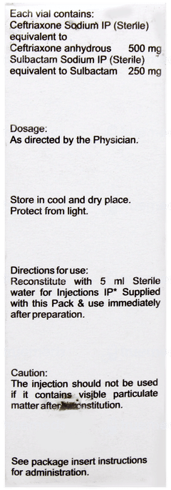 Maczone Plus 500/250 MG Injection 1 Maczone Plus 500/250 MG Injection 1