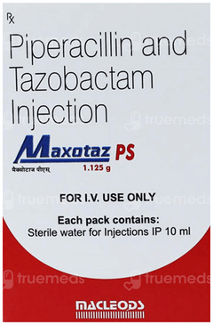 Maxotaz Ps 1000/125 Mg Injection 10 Ml Maxotaz Ps 1000/125 Mg Injection 10 Ml