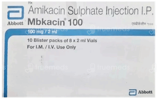 Mbkacin 100 Mg Injection 2 Ml