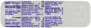 Mecovon 1000 Injection 1ml