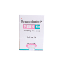 Menem 500 Mg Injection 1