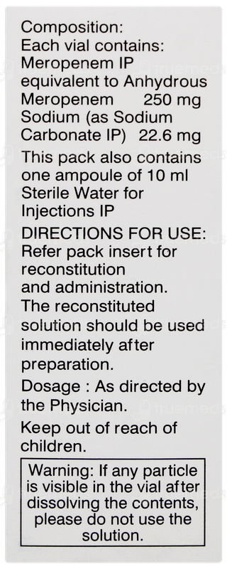 Mero 250mg Injection 1