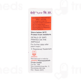 Mero 500mg Injection 1