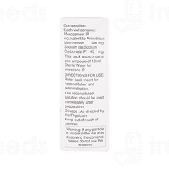 Mero 500mg Injection 1