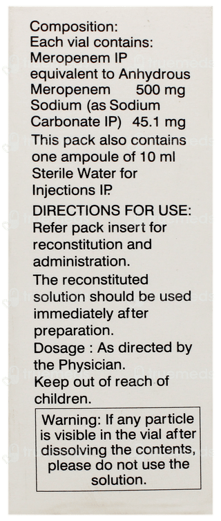 Mero 500Mg Injection 1
