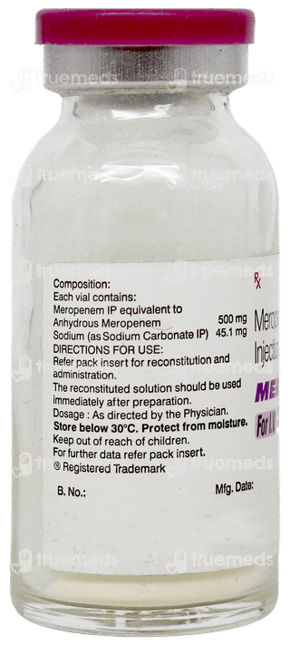 Mero 500Mg Injection 1