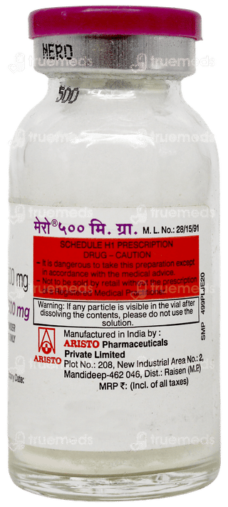 Mero 500Mg Injection 1