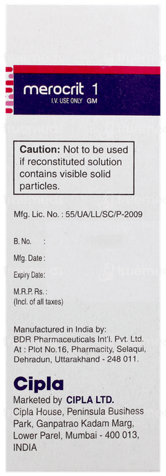 Merocrit 1gm Injection 1
