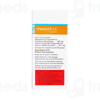Merocrit 0.5gm Injection 1