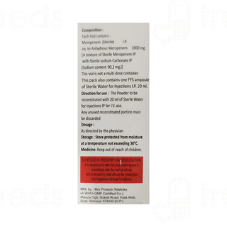Meroject 1g Injection 1