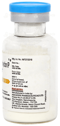Meromac 1g Injection 1 Meromac 1g Injection 1