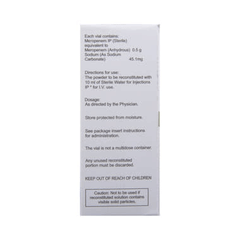 Meromac 500mg Injection 5ml