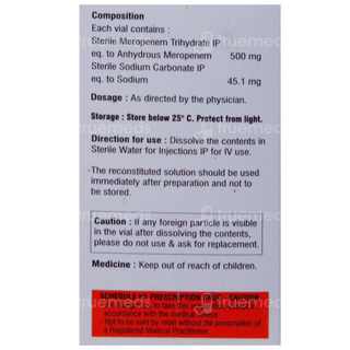 Meroreach 500 Mg Injection 1