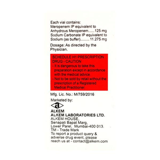 Merosure 125Mg Injection 1