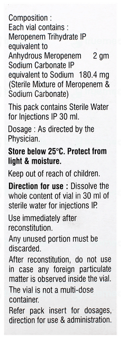 Merotec 2Gm Injection 1
