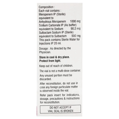 Merotec Xp 1.5Gm Injection 1 Merotec Xp 1.5Gm Injection 1