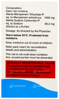 Merotrol 1g Injection 1