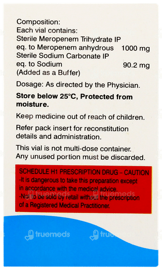 Merotrol 1g Injection 1