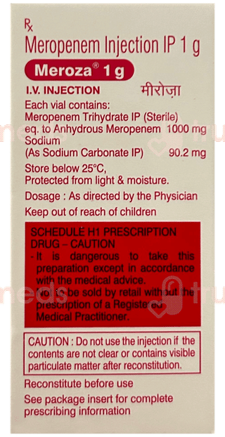 Meroza 1G Injection 1