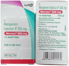 Meroza 500 Mg Injection 1
