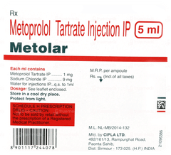 Metolar Injection 5ml