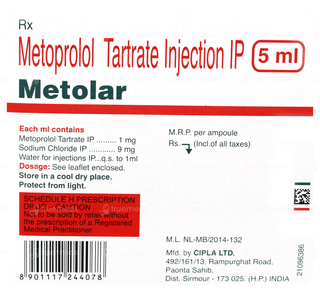 Metolar Injection 5ml